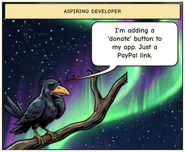 App Donation Button